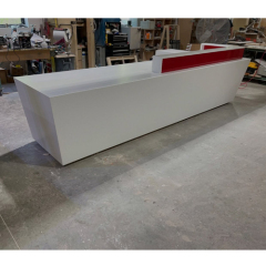 Diy Office Furniture Modern Marble Bank Reception Desk Counter