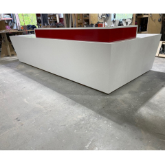 Diy Office Furniture Modern Marble Bank Reception Desk Counter