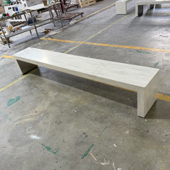 High End Indoor Corian Solid Surface Stone Benches Furniture Used for Lounge