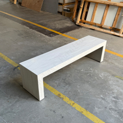 High End Indoor Corian Solid Surface Stone Benches Furniture Used for Lounge