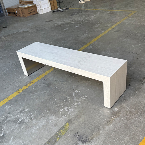 High End Indoor Corian Solid Surface Stone Benches Furniture Used for Lounge