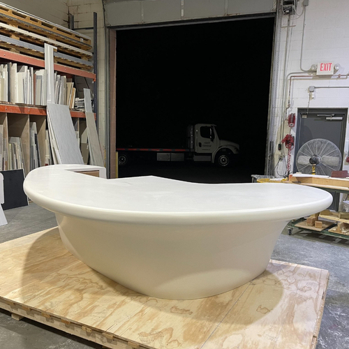 Semicircle Outdoor Corian Marble Party Event Kitchen Bar Counter