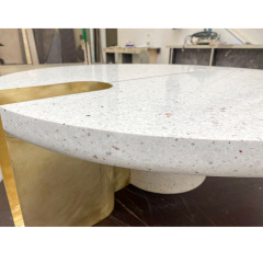 Custom Corian Quartz Stone Color Office Lounge VIP Room Coffee Table