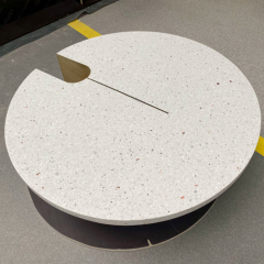 Custom Corian Quartz Stone Color Office Lounge VIP Room Coffee Table