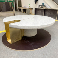 Custom Corian Quartz Stone Color Office Lounge VIP Room Coffee Table