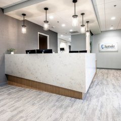 Custom Corian Marble Color Medical Clinic Dental Room Office Reception Desk