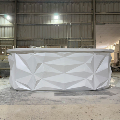 Diamond LED Night Club Beach Resort Yacht Modern Bar Counter for Restaurant