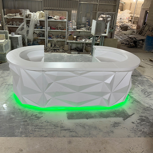 Diamond LED Night Club Beach Resort Yacht Modern Bar Counter for Restaurant