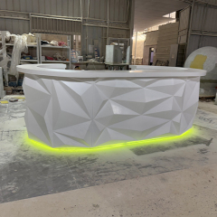 Diamond LED Night Club Beach Resort Yacht Modern Bar Counter for Restaurant