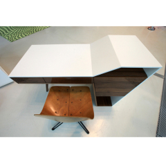 High End Staron Solid Surface and Wood Work Stations Office Small Desk