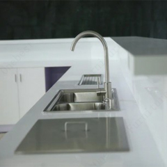 Brilliant Corian Solid Surface Pink Led Restaurant Hotel Bar Counter Equipment
