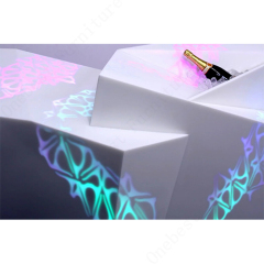 Small Size Lighting Up Home Corian Stone Drinking Kitchen Bar Counter