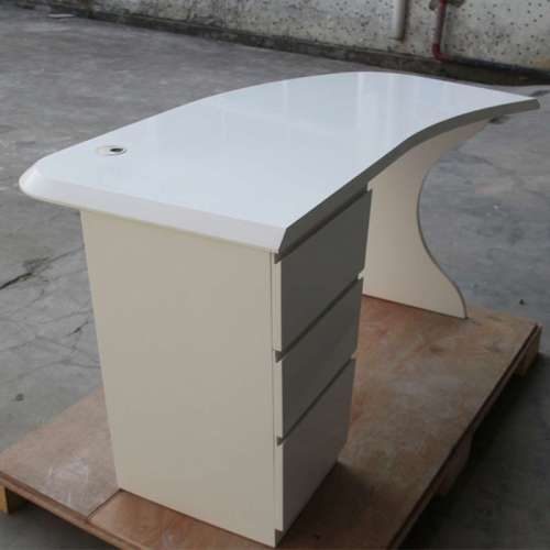 Hanex Solid Surface White Staff Workstation Office Desk Home Furniture