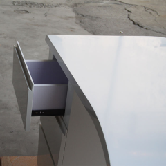 Hanex Solid Surface White Staff Workstation Office Desk Home Furniture