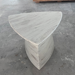 Triangle Table Top Custom Made Corian Color Coffee Tea Side Tables