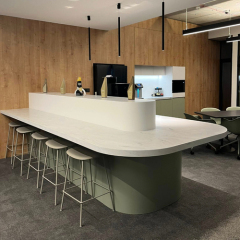 Modern Corian Solid Surface Bar Counter Stools for Kitchen Island