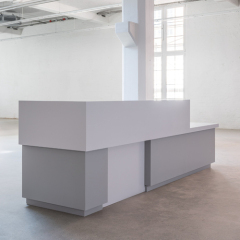 Solid Surface Hotel Uniform Staff Front Desk Reception Modern Office Furniture