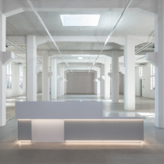 Solid Surface Hotel Uniform Staff Front Desk Reception Modern Office Furniture