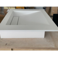 Hospital Clinic Application Staron Solid Surface Vanity Bathroom Sink