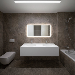 Hospital Clinic Application Staron Solid Surface Vanity Bathroom Sink