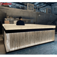 Hanex Solid Surface Bar Countertop Warm White Led Waterproof Bar Counter