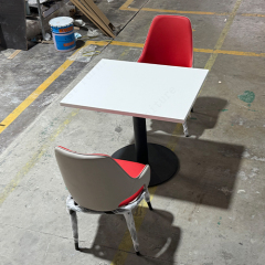 Corian Stone Office Lounge Table and Chairs Modern Console Dining Table