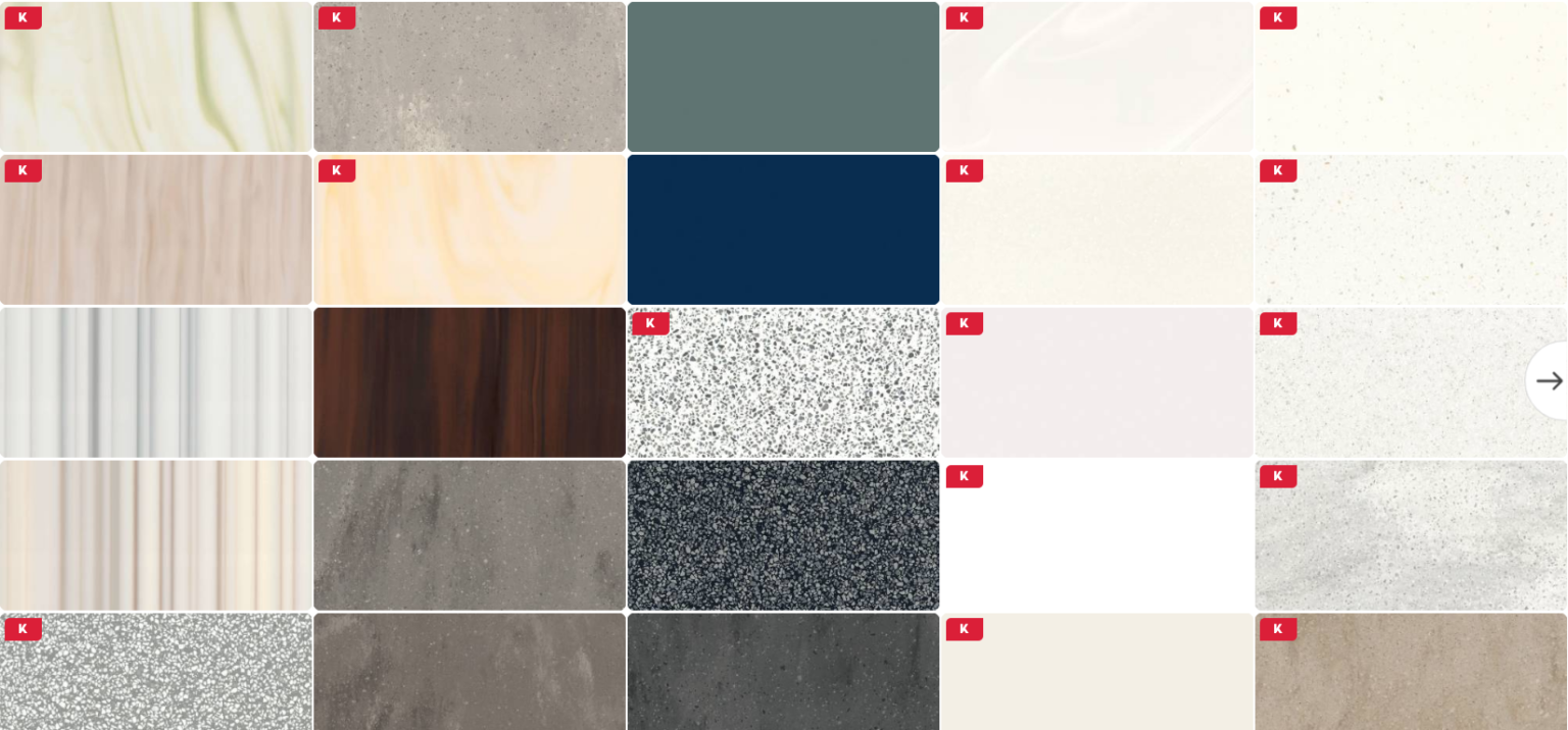 The Corian Solid Surface Color From Onebest Furniture