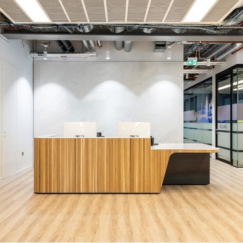 How to Create A Corian Solid Surface Reception Desk for Your Medical Clinic/Dental and Hospital