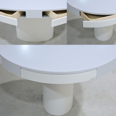 Multi-functional Design Corian Dining Table Oval Shape Coffee Tables