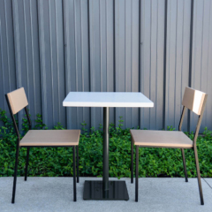 Modern Luxury Corian White Dining Tables for Hotel/Restaurants/Outdoors