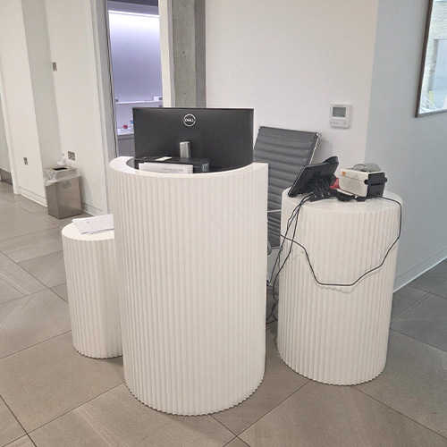 London Clinic Hospital Reception Desk Sets Modern Small Nurse Station Information Counters