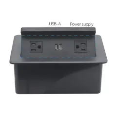 Factory Direct Price Pop Up Charging Socket Meeting Room Pop Up Socket Pop Up Electrical Outlet USB Socket