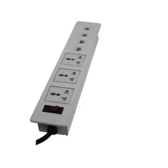 Office furniture flip up tabletop power outlets for meeting room table power strip