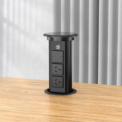 Hidden Kitchen Contertop Pop Up socket with Australian outlets bluetooth Speaker Wireless Charing QI
