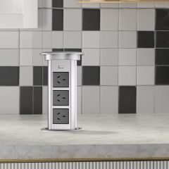 kitchen pop up socket smart electrical power socket pop up power with wireless charger