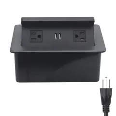 Factory Direct Price Pop Up Charging Socket Meeting Room Pop Up Socket Pop Up Electrical Outlet USB Socket