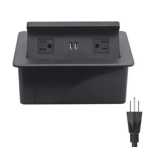 Factory Direct Price Pop Up Charging Socket Meeting Room Pop Up Socket Pop Up Electrical Outlet USB Socket