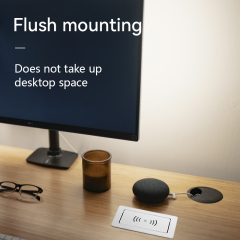 Kenya standard UK power socket wire cable storage box wireless charger with usb a type c charging