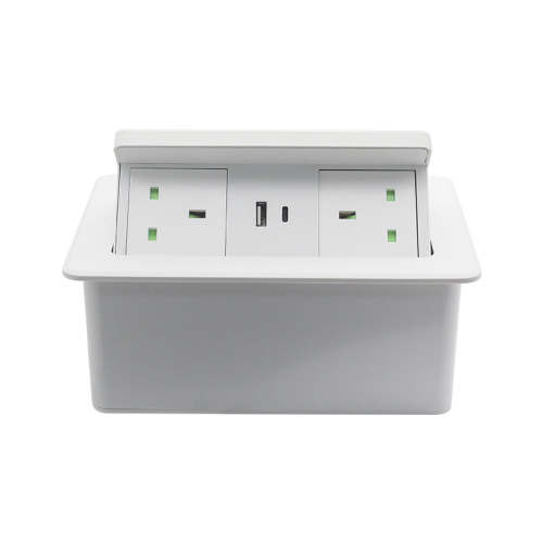 Kenya standard UK power socket wire cable storage box wireless charger with usb a type c charging