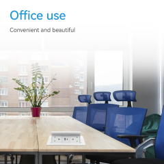 Kenya standard UK power socket wire cable storage box wireless charger with usb a type c charging