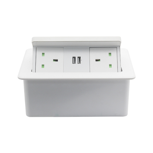 Hot sell UK power socket wire cable storage box wireless charger with uk plug