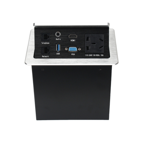 Conference New China Cable Organize Socket Multi-media Pop up socket extension wire with network VGA