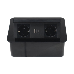 New design conference black QI iphone 15 W wireless charging pop up socket