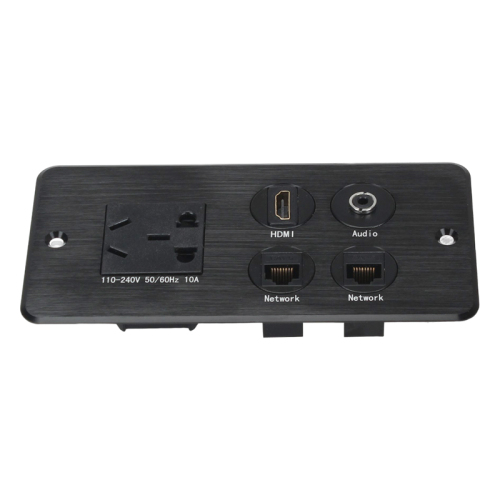 Flush mounted USB wall socket HDMI audio electrical outlet types power connection