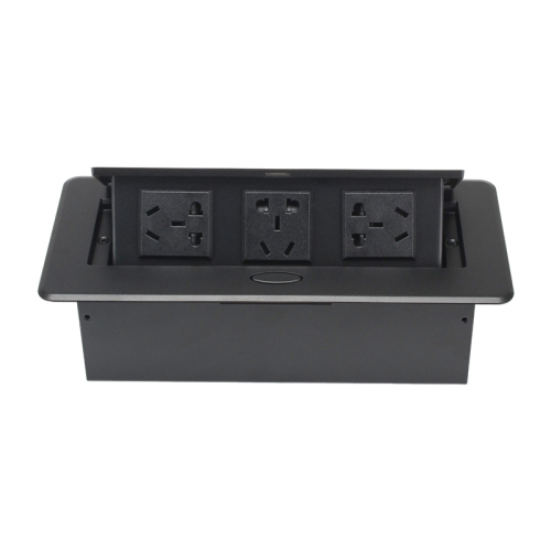 China standrad pop up socket outlet retractable hidden recessed power