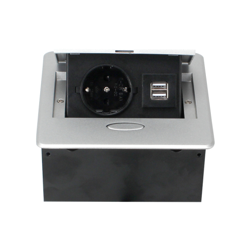 Pop up outlet retractable hidden recessed power strip pop up sockets