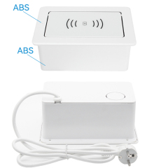 Wholesale QI Wireless pop up socket with 2USB A outlets light fast charging wireless charger