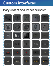 Built in electric flip up socket standard pop up power socket with 3 sockets