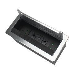 Built in electric flip up socket standard pop up power socket with 3 sockets