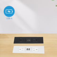 Furniture Accessory USB Socket Power Strip Tower Round Universal Power Strip Table Lamp